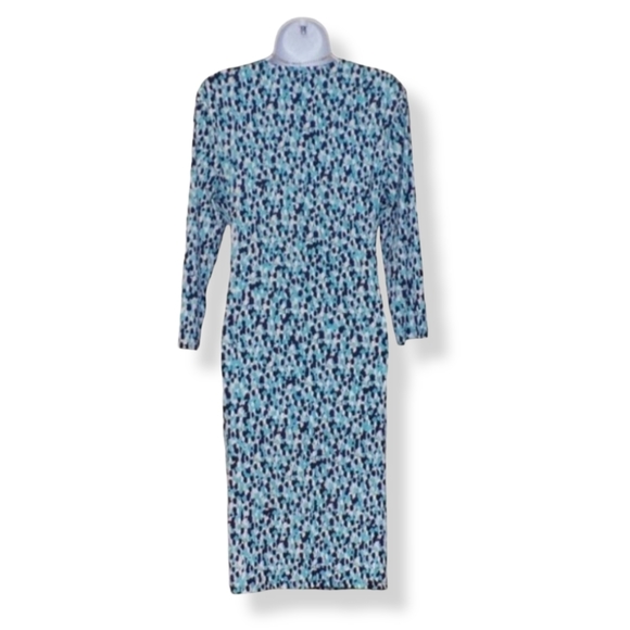 NWOT Black Label by Evan-Picone 3/4 Sleeve Wrap Dress